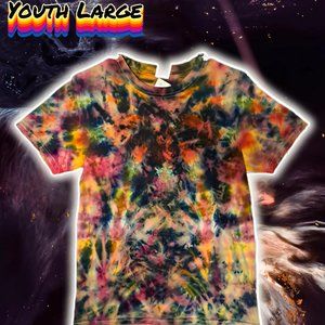 [Hand Dyed] Tie Dye Youth Shirt